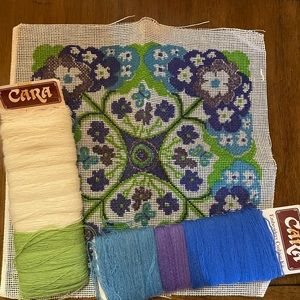Vintage Cara embroidery kit